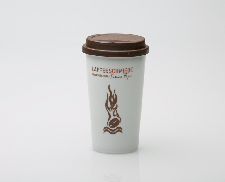 Werbetasse Coffee2Go mit Logo