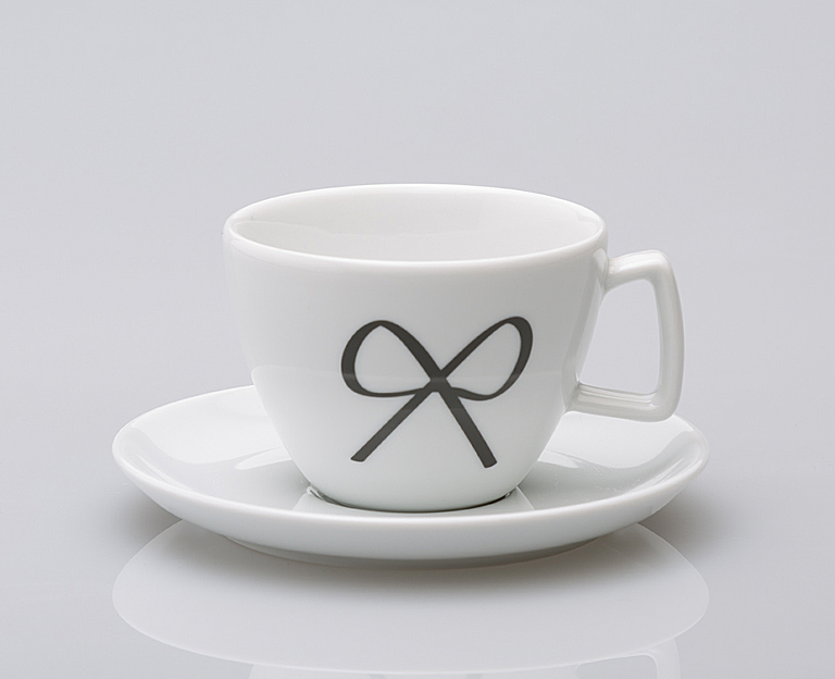 Porzellan Werbetasse Kaffeetasse Florenz mit Aufdruck